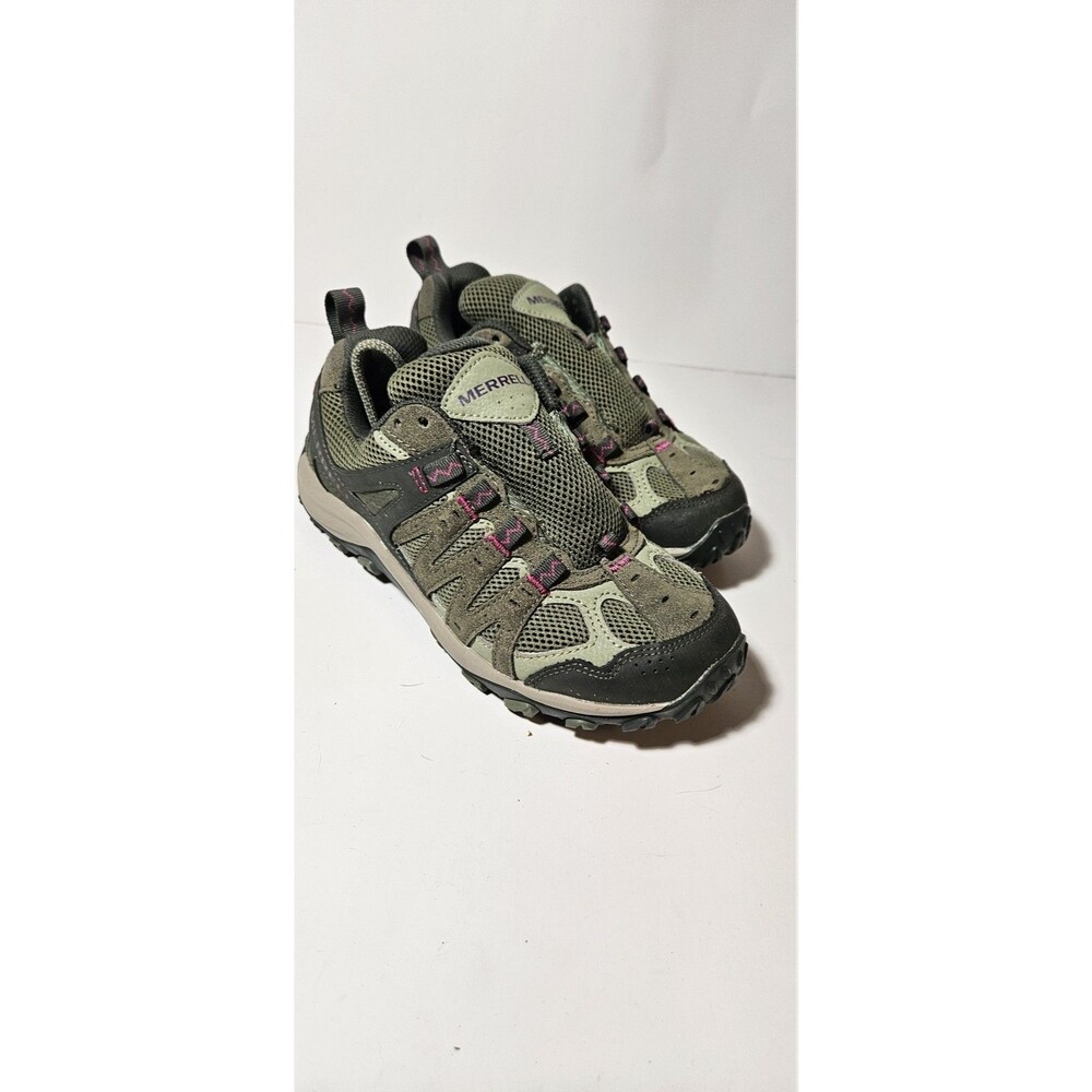 Merrell Accentor 3 Olive/Sage with Pink Accents Size US 6.5 / EUR 37 J135440